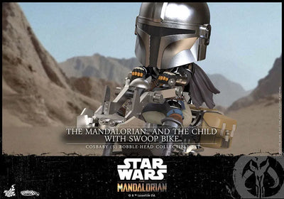 CosBaby "Mandalorian" [Size S] Mandalorian & The Child & Swoop Bikeㅤ – Hot Toys – ActionFigureBrasil — ângulo diferente