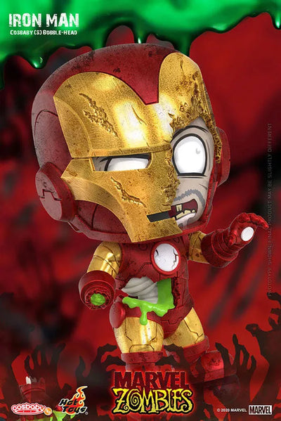 CosBaby "Marvel Comics" [Size S] "Marvel Zombies" Iron Manㅤ – Hot Toys – ActionFigureBrasil — ângulo diferente