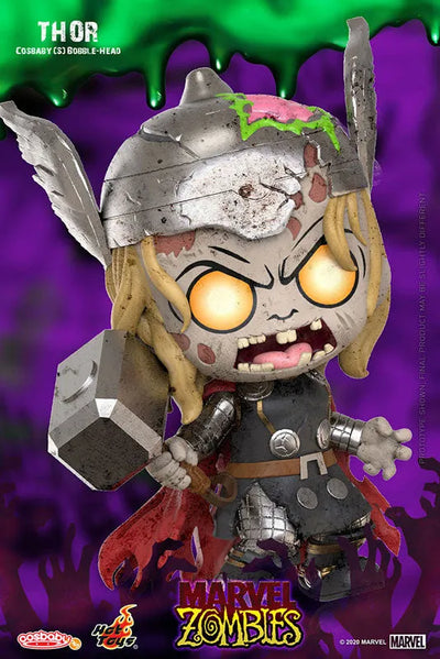 CosBaby "Marvel Comics" [Size S] "Marvel Zombies" Thorㅤ – Hot Toys – ActionFigureBrasil — ângulo diferente