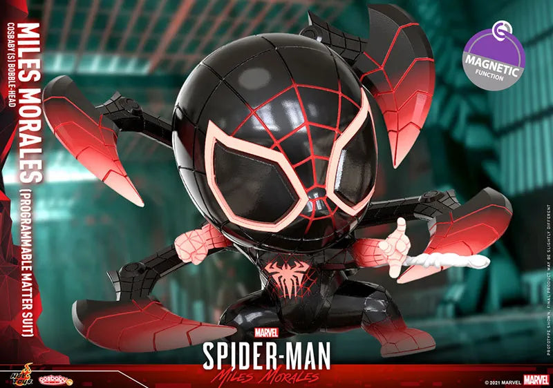 CosBaby [Size S] Miles Morales / Spider-Man (Programable Matter Suit Ver.)ㅤ – Hot Toys – ActionFigureBrasil