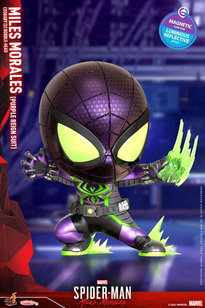 CosBaby [Size S] Miles Morales / Spider-Man (Purple Dominion Suit Ver.)ㅤ – Hot Toys – ActionFigureBrasil