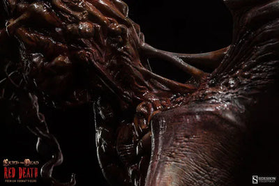 Court of the Dead 1/4 Scale Premium Figure - The Red Deathㅤ – Sideshow Collectibles – ActionFigureBrasil — ângulo diferente