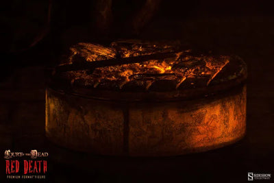 Court of the Dead 1/4 Scale Premium Figure - The Red Deathㅤ – Sideshow Collectibles – ActionFigureBrasil — embalagem