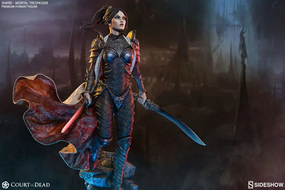 Court of the Dead - Premium Format Figure: Shard/Mortal Trespasserㅤ – Sideshow Collectibles – ActionFigureBrasil — ângulo diferente