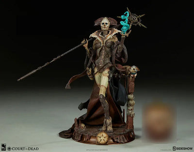 "Court of the Dead" Prestige Statuette Collection Xiall /Osteomancer's Vision(Provisional Pre-order)ㅤ – Sideshow Collectibles – ActionFigureBrasil