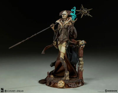 "Court of the Dead" Prestige Statuette Collection Xiall /Osteomancer's Vision(Provisional Pre-order)ㅤ – Sideshow Collectibles – ActionFigureBrasil — com base expositora