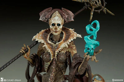 "Court of the Dead" Prestige Statuette Collection Xiall /Osteomancer's Vision(Provisional Pre-order)ㅤ – Sideshow Collectibles – ActionFigureBrasil — iluminação de estúdio