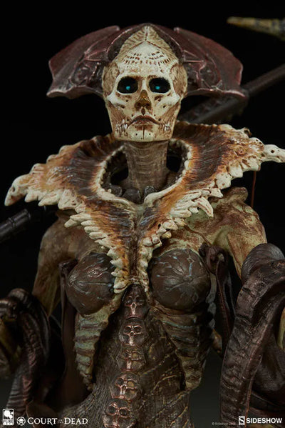 "Court of the Dead" Prestige Statuette Collection Xiall /Osteomancer's Vision(Provisional Pre-order)ㅤ – Sideshow Collectibles – ActionFigureBrasil — ângulo diferente