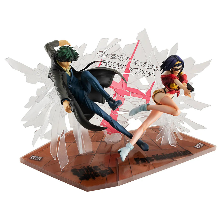 Cowboy Bebop - Faye Valentine - Spike Spiegel - 1/8 - 1st GIG set - Re-Release (MegaHouse) [Shop Exclusive]ㅤ – MegaHouse – ActionFigureBrasil