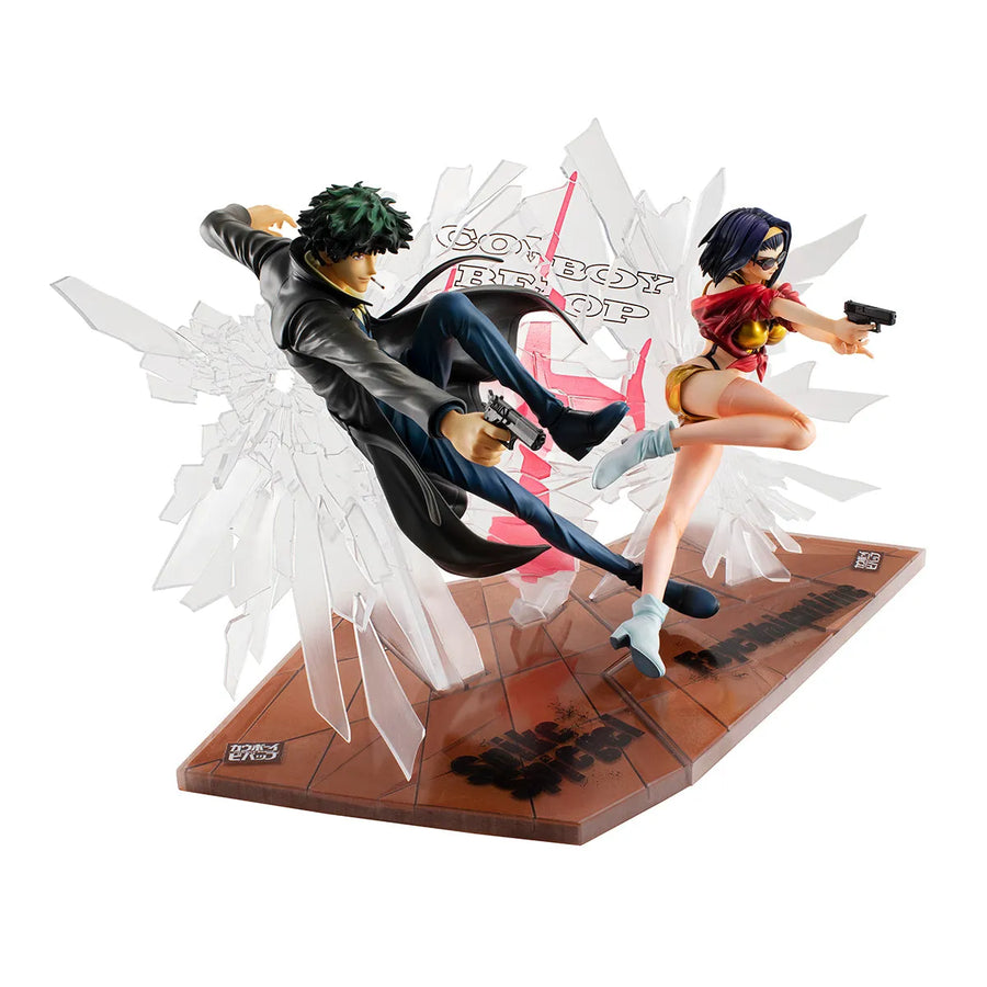 Cowboy Bebop - Faye Valentine - Spike Spiegel - 1/8 - 1st GIG set - Re-Release (MegaHouse) [Shop Exclusive]ㅤ – MegaHouse – ActionFigureBrasil