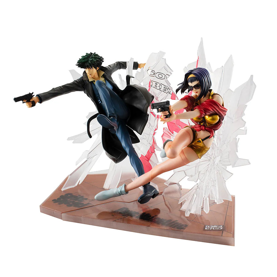 Cowboy Bebop - Faye Valentine - Spike Spiegel - 1/8 - 1st GIG set - Re-Release (MegaHouse) [Shop Exclusive]ㅤ – MegaHouse – ActionFigureBrasil