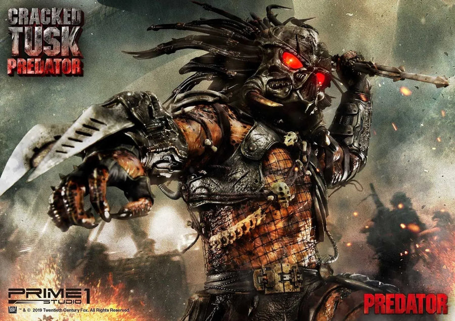 Cracked Tusk Predator (Exclusive Version) Predator (Comics) – Prime1Studio – ActionFigure Brasil