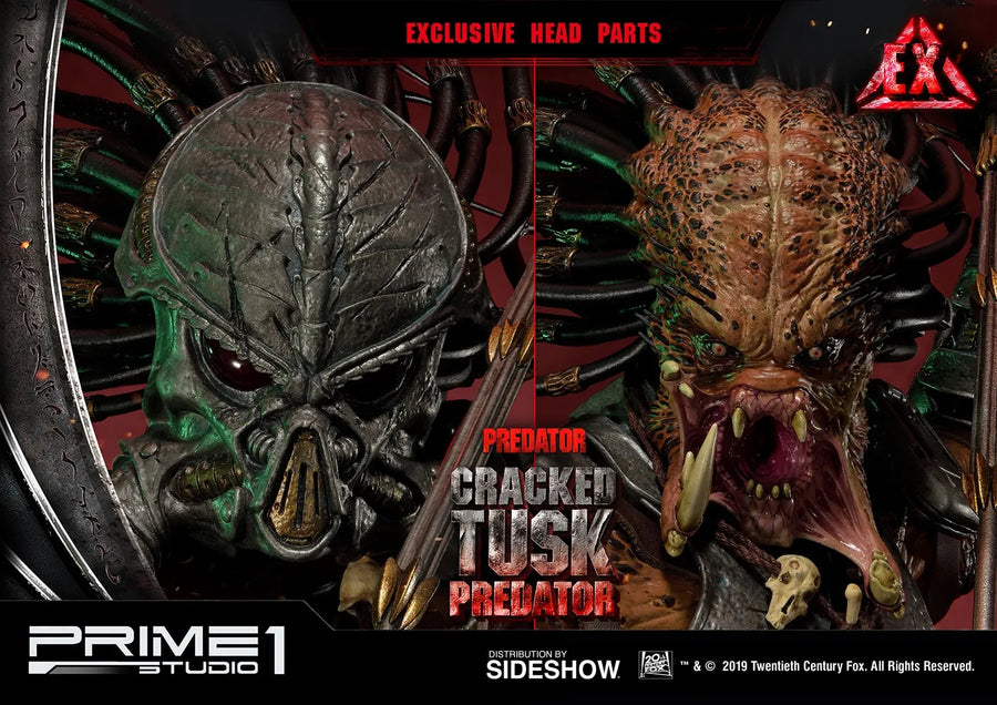 Cracked Tusk Predator - LIMITED EDITION: 300 (Exclusive) – Prime 1 Studio – ActionFigure Brasil