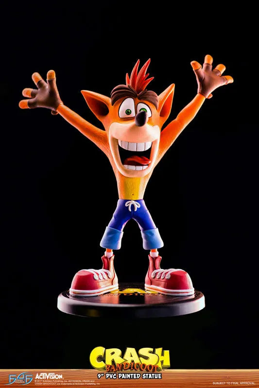 Crash Bandicoot / Crash Bandicoot 9 Inch PVC Statueㅤ – First 4 Figures – ActionFigureBrasil