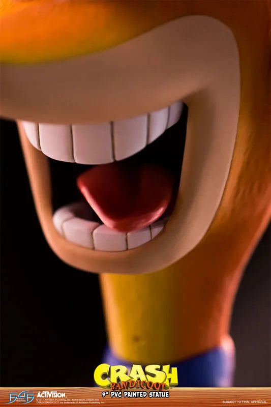 Crash Bandicoot / Crash Bandicoot 9 Inch PVC Statueㅤ – First 4 Figures – ActionFigureBrasil