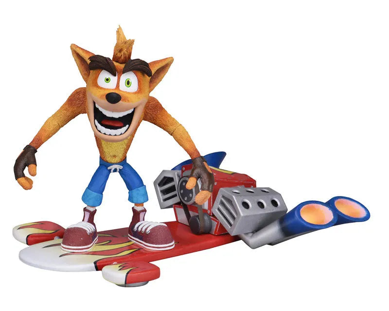 Crash Bandicoot - Hover Board Crash Bandicoot 5.5 Inch Action Figureㅤ – NECA – ActionFigureBrasil