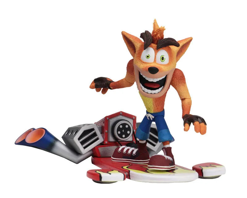 Crash Bandicoot - Hover Board Crash Bandicoot 5.5 Inch Action Figureㅤ – NECA – ActionFigureBrasil