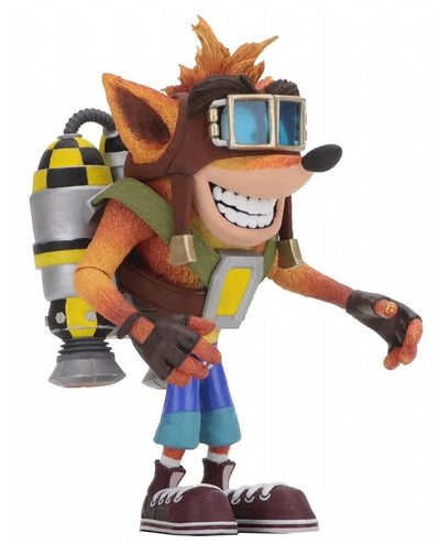 Crash Bandicoot / Jet-pack Crash Bandicoot 5.5 Inch Action Figureㅤ – NECA – ActionFigureBrasil — ângulo diferente