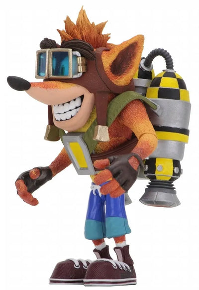 Crash Bandicoot / Jet-pack Crash Bandicoot 5.5 Inch Action Figureㅤ – NECA – ActionFigureBrasil — close