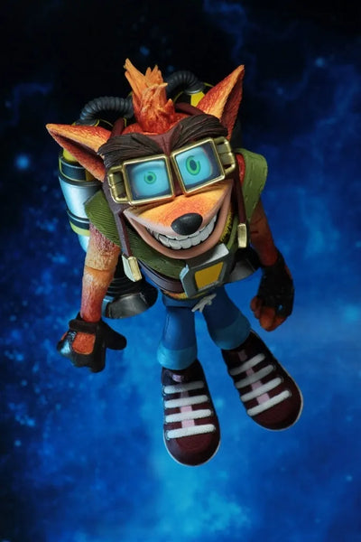 Crash Bandicoot / Jet-pack Crash Bandicoot 5.5 Inch Action Figureㅤ – NECA – ActionFigureBrasil — embalagem