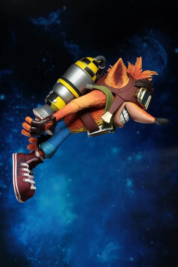 Crash Bandicoot / Jet-pack Crash Bandicoot 5.5 Inch Action Figureㅤ – NECA – ActionFigureBrasil