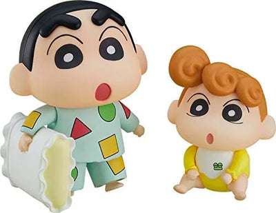 Crayon Shin-chan - Nohara Himawari - Nohara Shinnosuke - Nendoroid #1565 - Pajama Ver. (Good Smile Company)ㅤ – Good Smile Company – ActionFigureBrasil