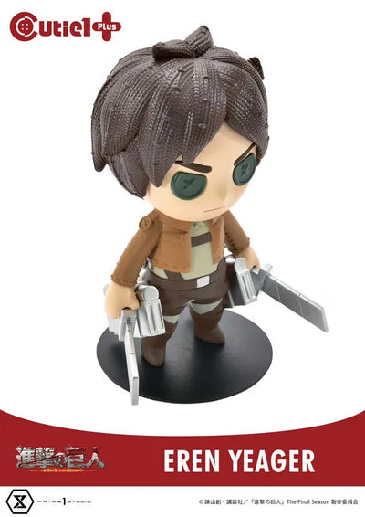 Cutie1+ Attack on Titan Eren Yeagerㅤ – Prime 1 Studio – ActionFigureBrasil — ângulo diferente
