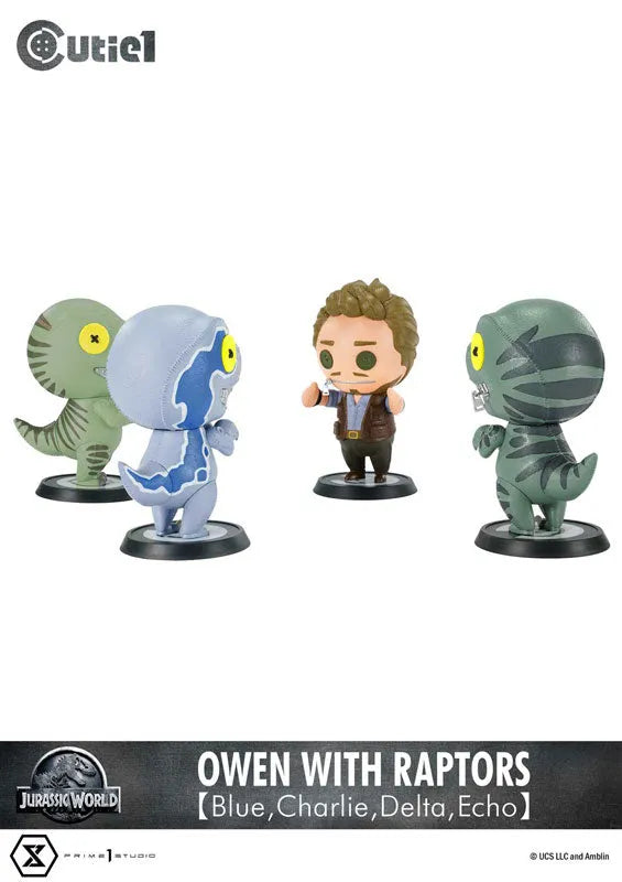 Cutie1 Jurassic World Owen and 4 Raptor Sisters Setㅤ – Prime 1 Studio – ActionFigureBrasil