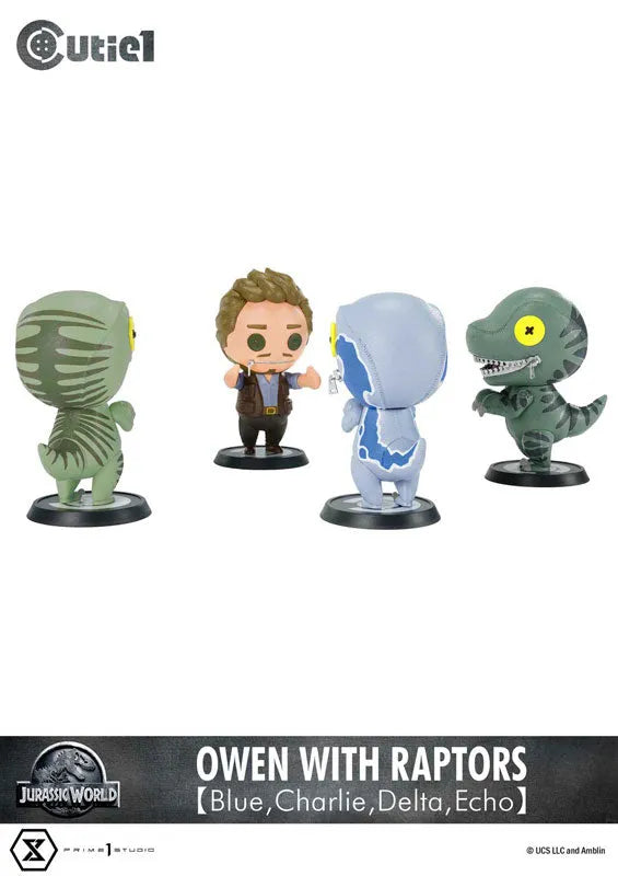 Cutie1 Jurassic World Owen and 4 Raptor Sisters Setㅤ – Prime 1 Studio – ActionFigureBrasil