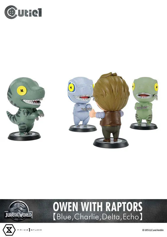 Cutie1 Jurassic World Owen and 4 Raptor Sisters Setㅤ – Prime 1 Studio – ActionFigureBrasil