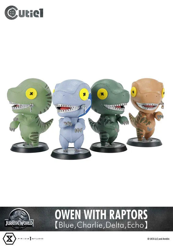Cutie1 Jurassic World Owen and 4 Raptor Sisters Setㅤ – Prime 1 Studio – ActionFigureBrasil
