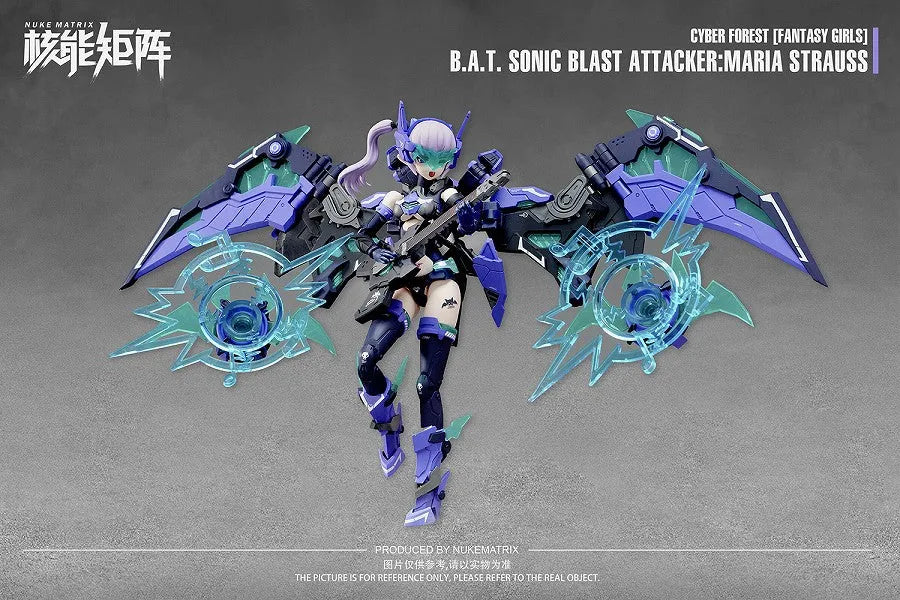 Cyber Forest - FANTASY GIRLS - FF0115 B.A.T. Sonic Blur Attacker: MARIA STRAUSS (NUKE MATRIX)ㅤ – NUKE MATRIX – ActionFigureBrasil