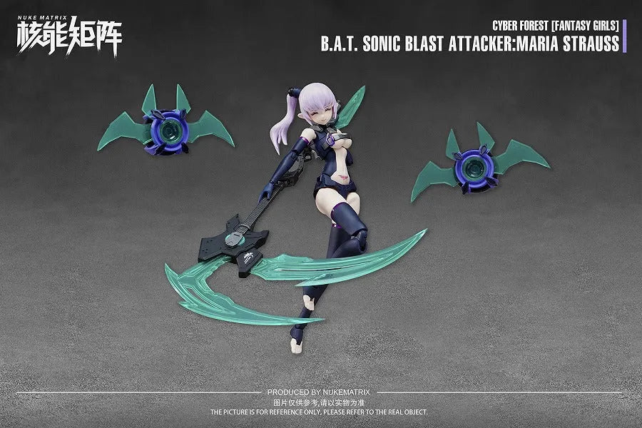 Cyber Forest - FANTASY GIRLS - FF0115 B.A.T. Sonic Blur Attacker: MARIA STRAUSS (NUKE MATRIX)ㅤ – NUKE MATRIX – ActionFigureBrasil