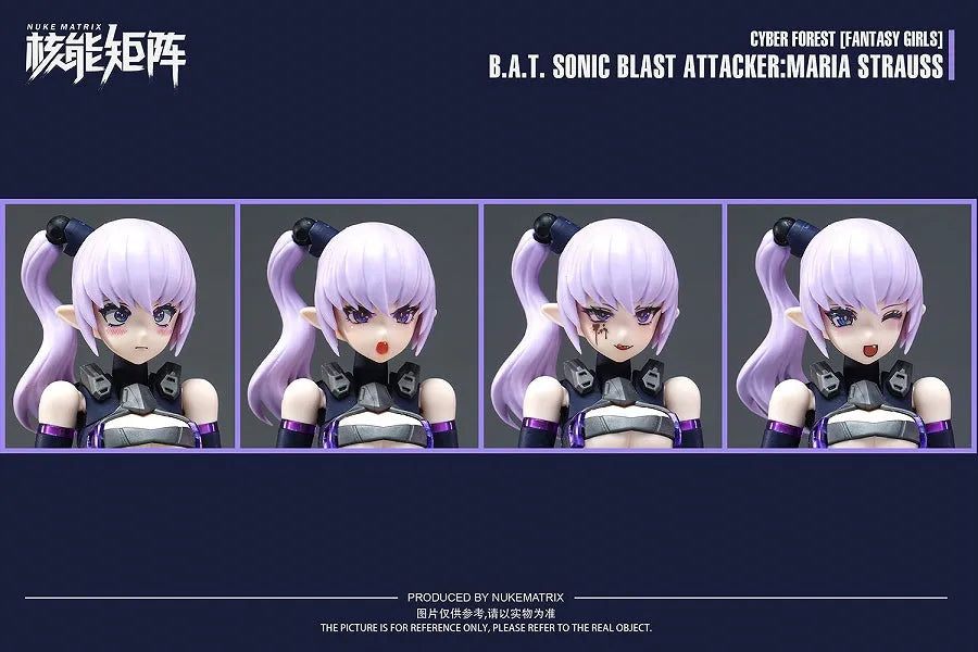 Cyber Forest - FANTASY GIRLS - FF0115 B.A.T. Sonic Blur Attacker: MARIA STRAUSS (NUKE MATRIX)ㅤ – NUKE MATRIX – ActionFigureBrasil