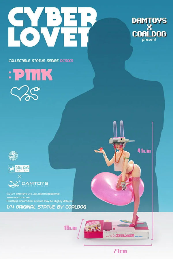 Cyberlover: Pink - LIMITED EDITION – Damtoys – ActionFigure Brasil — ângulo diferente