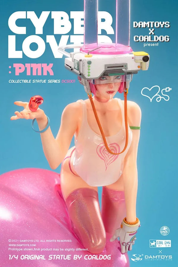 Cyberlover: Pink - LIMITED EDITION – Damtoys – ActionFigure Brasil — ângulo diferente
