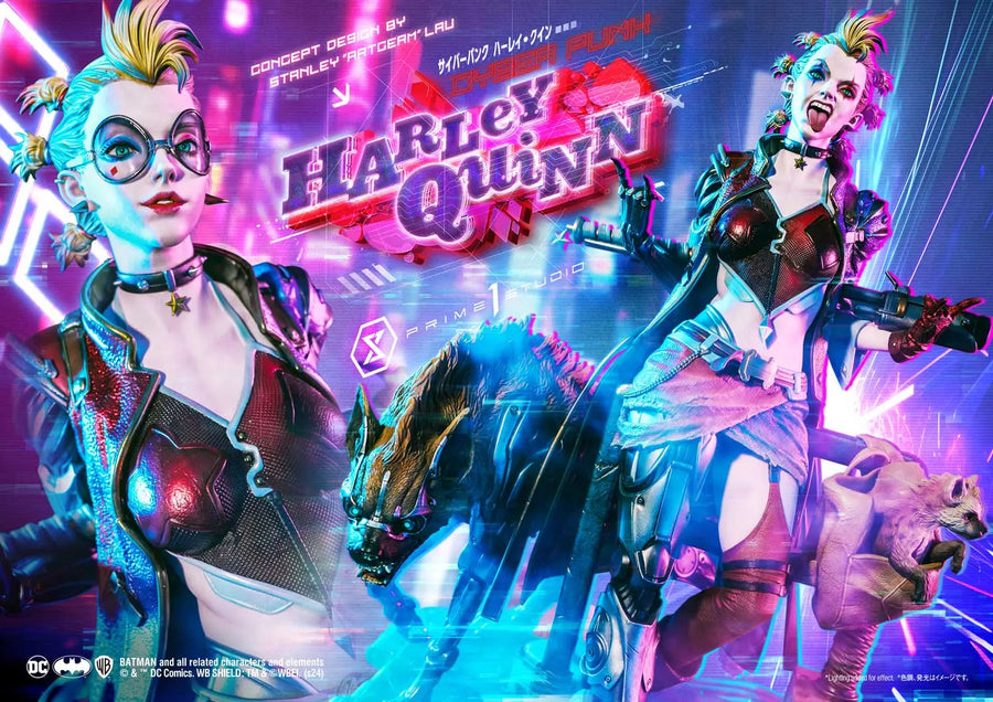 Cyberpunk Harley Quinn (Deluxe Bonus Version) Batman (Comics) – Prime1Studio – ActionFigure Brasil