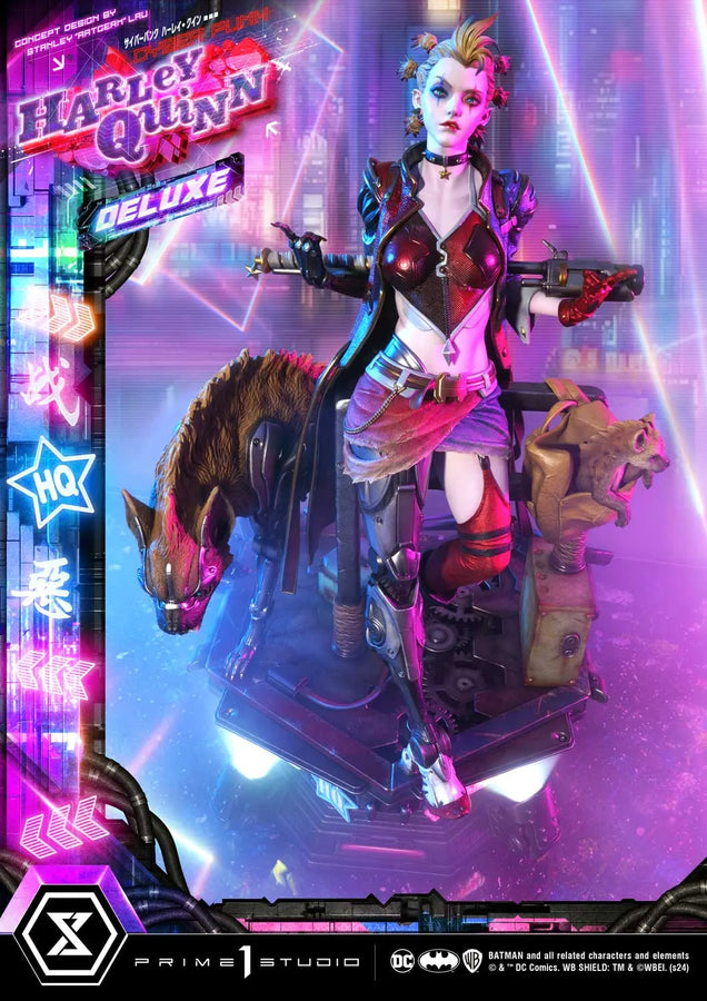 Cyberpunk Harley Quinn (Deluxe Bonus Version) Batman (Comics) – Prime1Studio – ActionFigure Brasil