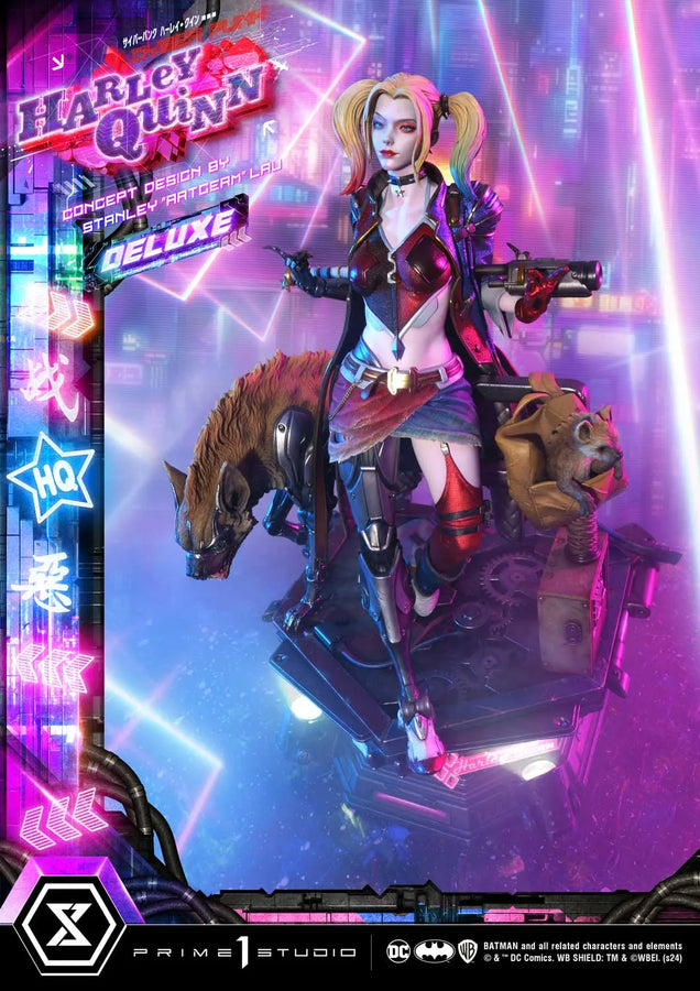 Cyberpunk Harley Quinn (Deluxe Bonus Version) Batman (Comics) – Prime1Studio – ActionFigure Brasil
