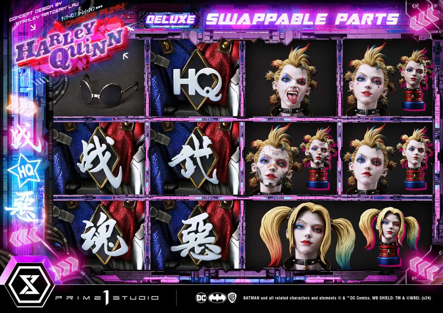 Cyberpunk Harley Quinn (Deluxe Bonus Version) Batman (Comics) – Prime1Studio – ActionFigure Brasil