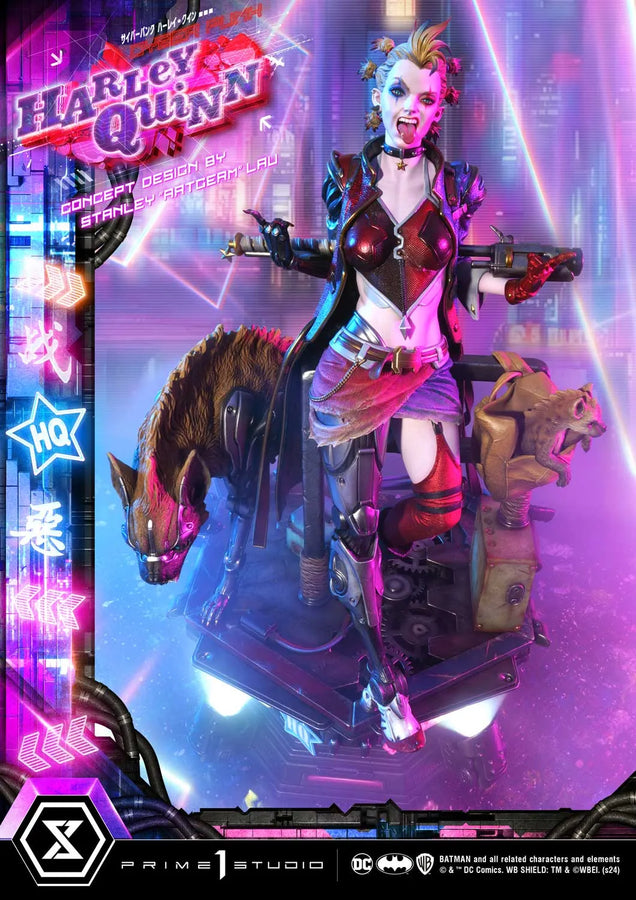 Cyberpunk Harley Quinn (Deluxe Bonus Version) Batman (Comics) – Prime1Studio – ActionFigure Brasil