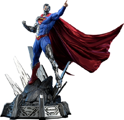 Cyborg Superman - LIMITED EDITION: 600 – Prime 1 Studio – ActionFigure Brasil — ângulo diferente