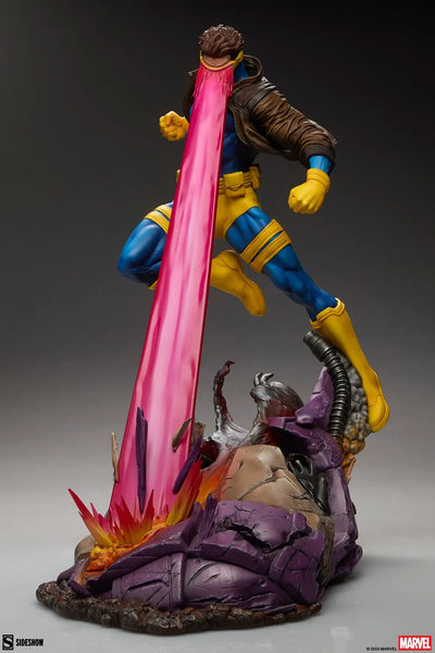 Cyclops - LIMITED EDITION: TBD – Sideshow Collectibles – ActionFigure Brasil — com base expositora