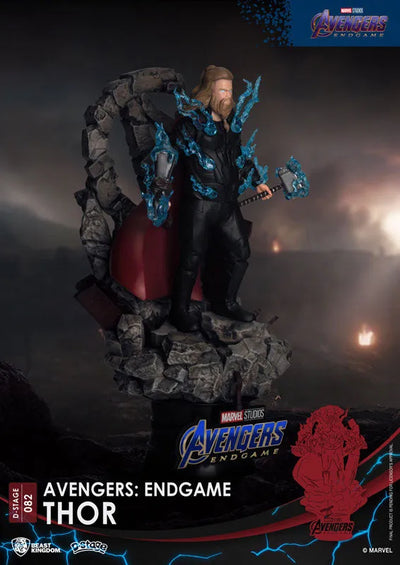 D-Stage #082 -Avengers: Endgame- Thorㅤ – Beast Kingdom – ActionFigureBrasil — acessórios