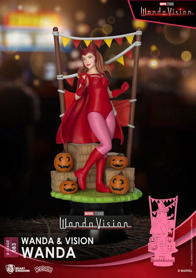 D-Stage #083 - WandaVision: Wanda (Halloween Version)ㅤ – Beast Kingdom – ActionFigureBrasil