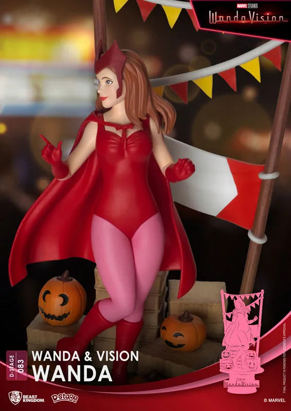 D-Stage #083 - WandaVision: Wanda (Halloween Version)ㅤ – Beast Kingdom – ActionFigureBrasil