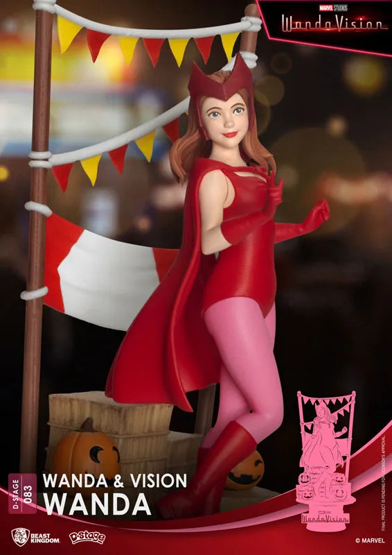 D-Stage #083 - WandaVision: Wanda (Halloween Version)ㅤ – Beast Kingdom – ActionFigureBrasil