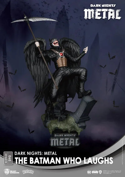 D Stage #090 "DC Comics" "Dark Knights: Metal" Batman Who Laughsㅤ – Beast Kingdom – ActionFigureBrasil