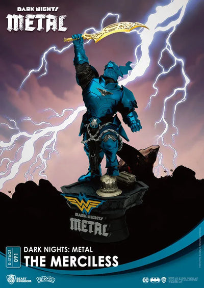 D Stage #091 "DC Comics" "Dark Knights: Metal" Mercilessㅤ – Beast Kingdom – ActionFigureBrasil
