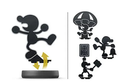 Dairantou Smash Bros. for Nintendo 3DS - Dairantou Smash Bros. for Wii U - Mr. Game & Watch - Amiibo - Amiibo Dairantou Smash Bros. Series (Nintendo)ㅤ – Nintendo – ActionFigureBrasil
